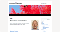 Desktop Screenshot of geoffshaw.com